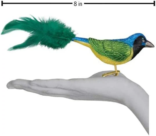 Green Jay Old World Christmas Ornament