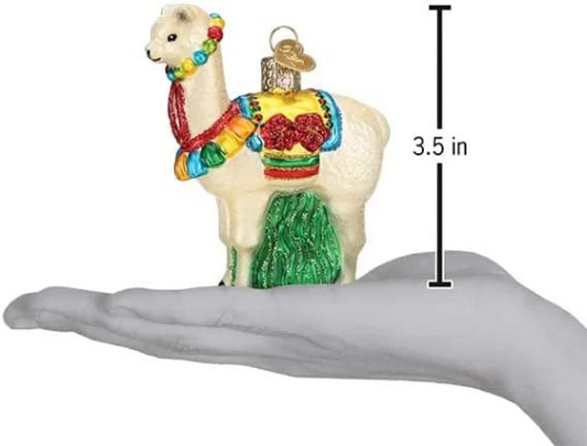 Fiesta Llama Old World Christmas Ornament