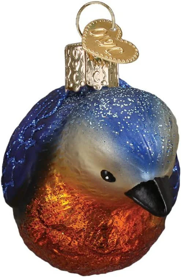 Western Bluebird Old World Christmas Ornament