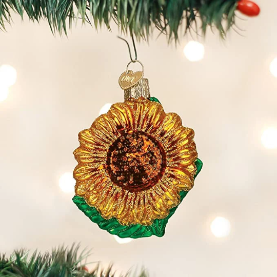 Sunflower Old World Christmas Ornament