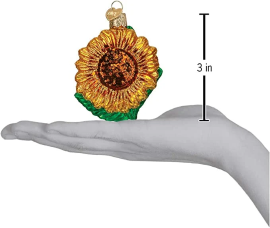 Sunflower Old World Christmas Ornament