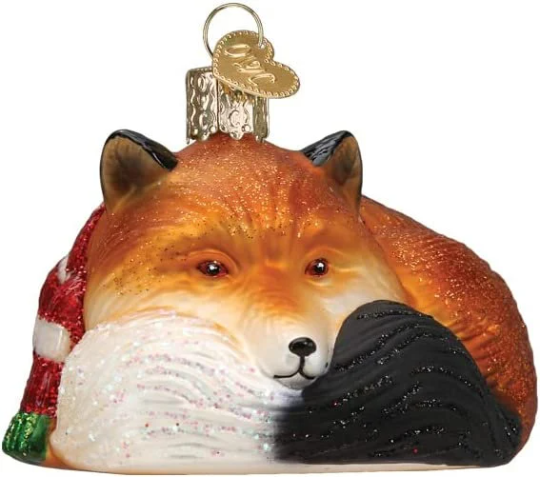 Cozy Fox Old World Christmas Ornament