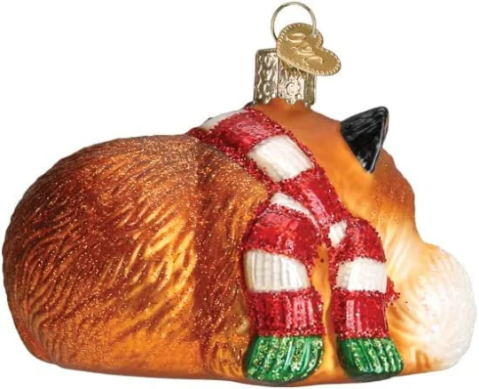 Cozy Fox Old World Christmas Ornament