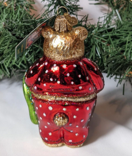 Sleepy Bear Retired Old World Christmas Ornament