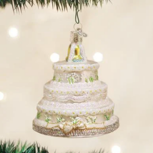 Wedding Cake Old World Christmas Ornament