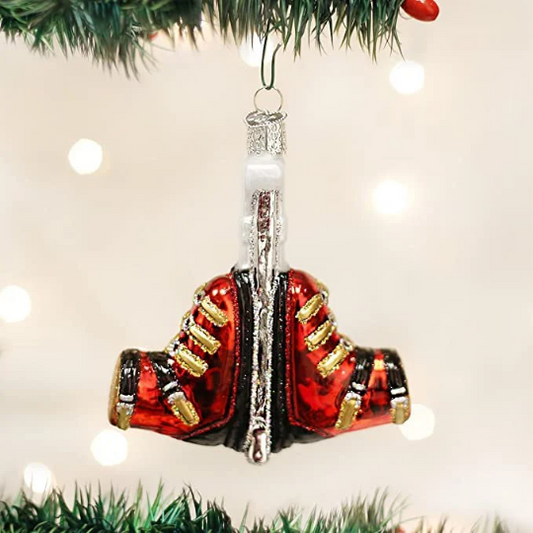 Ski Boots Old World Christmas Ornament