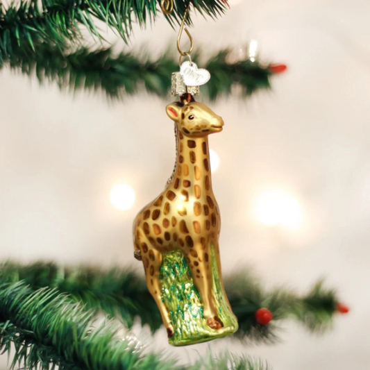 Baby Giraffe Old World Christmas Ornament