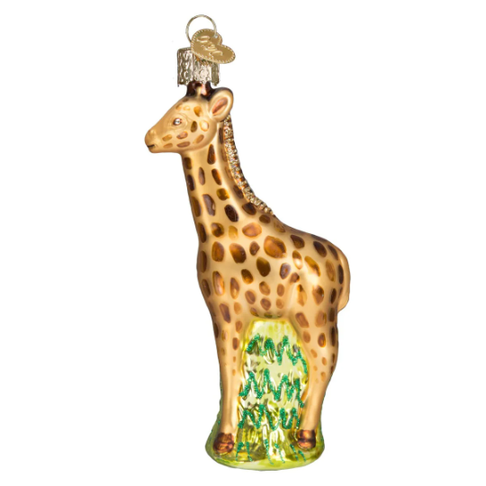 Baby Giraffe Old World Christmas Ornament