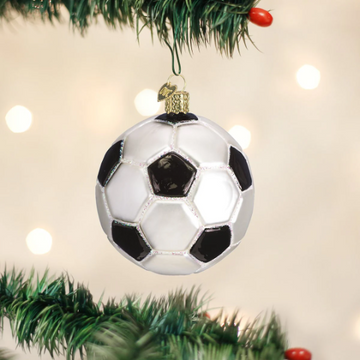 Soccer Ball Old World Christmas Ornament