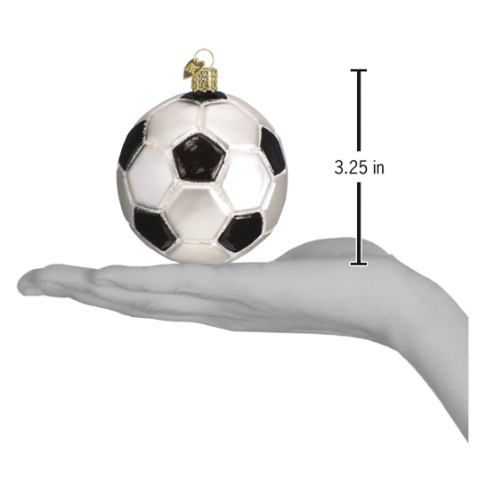 Soccer Ball Old World Christmas Ornament