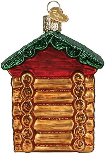 Lincoln Logs Old World Christmas Ornament