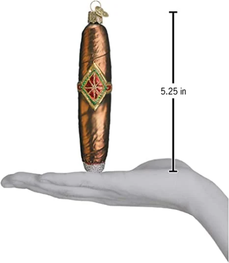 Cigar Old World Christmas Ornament