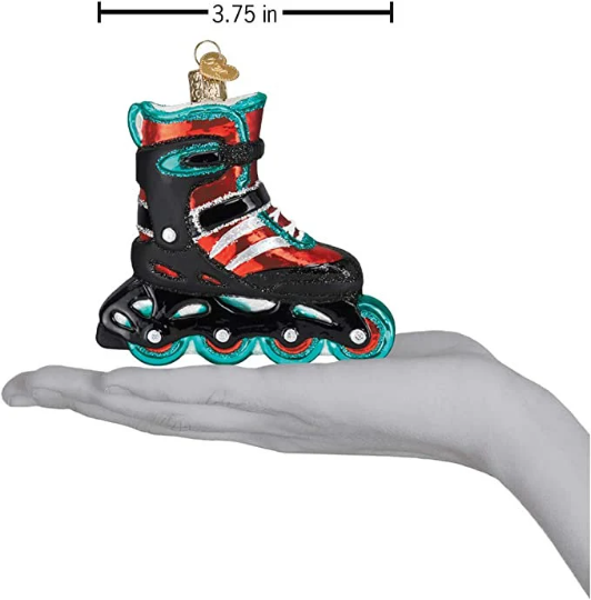 Inline Skates Old World Christmas Ornament