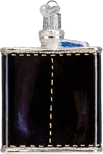 Flask Old World Christmas Ornament