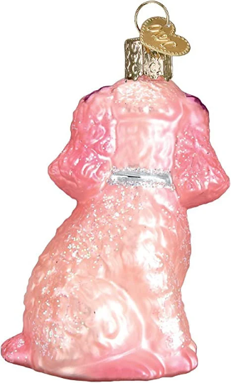 Pink Poodle Old World Christmas Ornaments