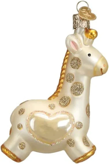 Baby's First Christmas Giraffe Old World Christmas Ornament