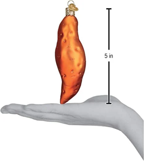 Sweet Potato Old World Christmas Ornament