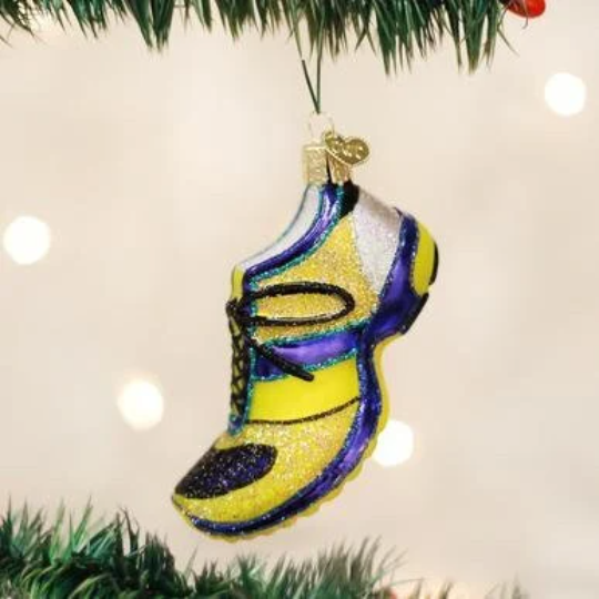 Running Shoe Old World Christmas Ornament