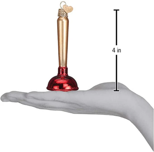 Plunger Old World Christmas plunger