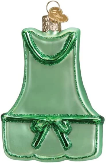 Garden Apron Old World Christmas Ornament