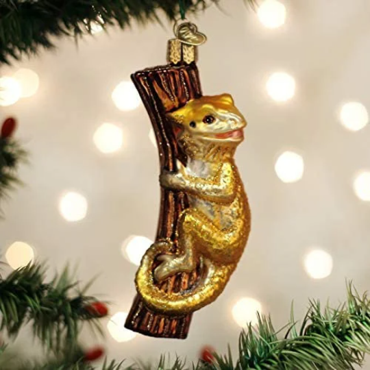 Bearded Dragon Old World Christmas Ornament