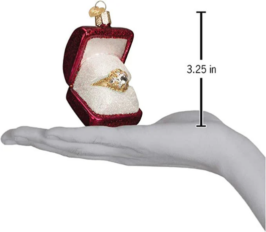 Ring in Box Old World Christmas Ornament