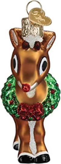 Rudolph The Red Nose Reindeer Old World Christmas Ornament