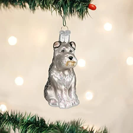 Schnauzer Old World Christmas Ornament