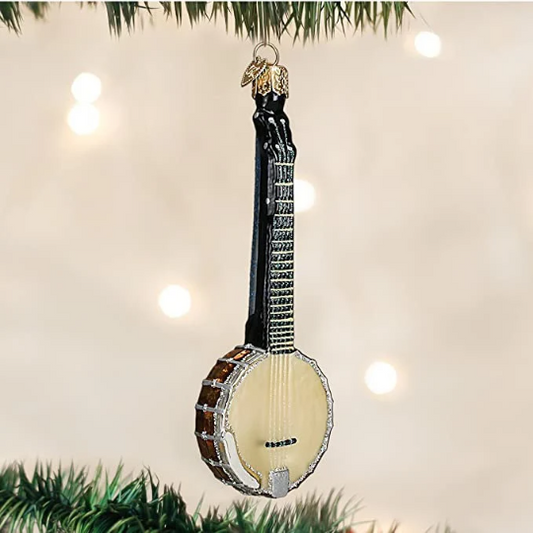 Banjo Old World Christmas Ornament