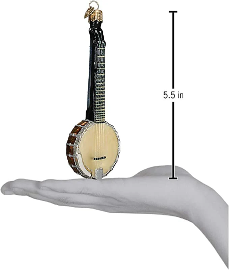 Banjo Old World Christmas Ornament
