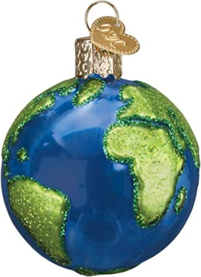 Earth Old World Christmas NASA Ornament