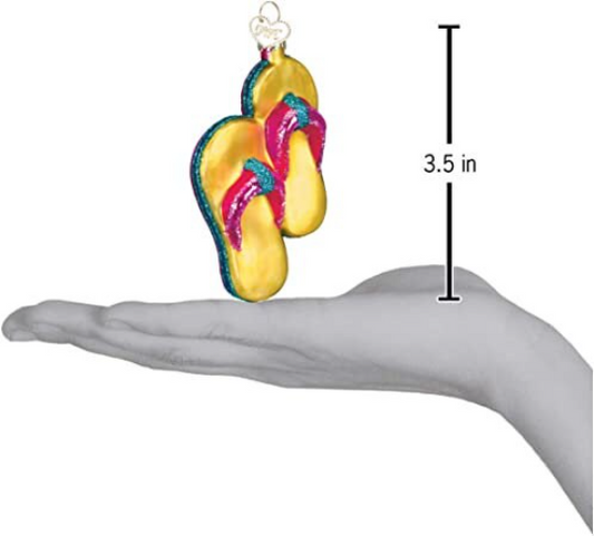 Flip Flop Sandals Ornament Old World Christmas -