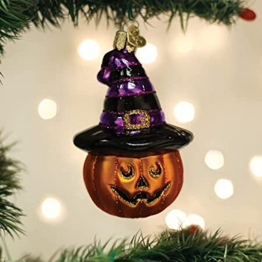 Witch Pumpkin Old World Christmas Ornament