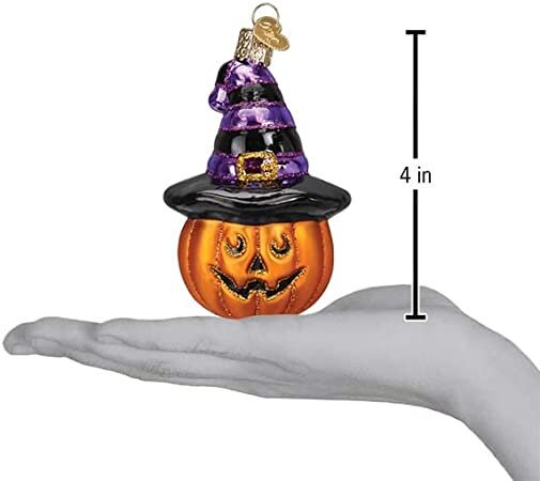 Witch Pumpkin Old World Christmas Ornament