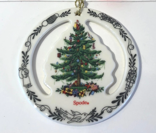 Vintage Spode Christmas Tree Ornament