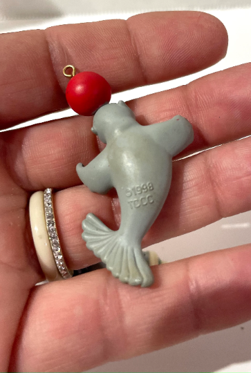 Vintage 1998 Mini Coca Cola Seal Ornaments