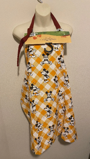 Yellow Disney Mickey Mouse Apron