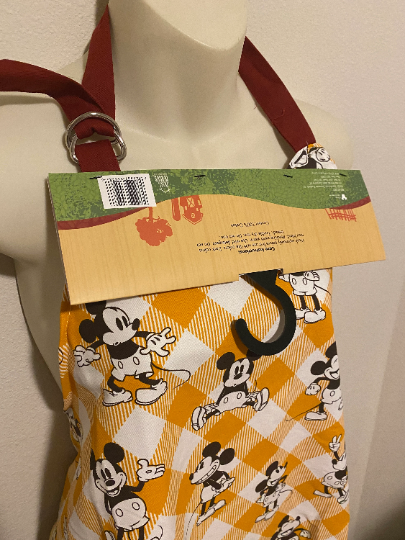 Yellow Disney Mickey Mouse Apron