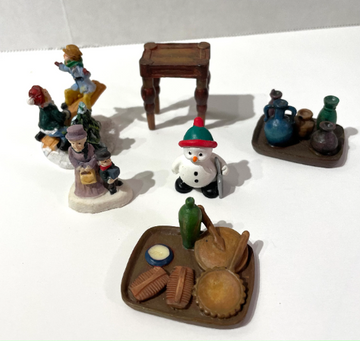 Vintage Dept 56 Snow Village Assorted Christmas Village Accessories