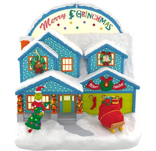 A Very Merry Grinchmas House Musical Hallmark Ornament