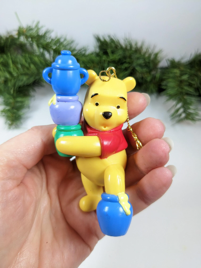 Vintage Winnie the Pooh with Honey Pot Christmas Ornament