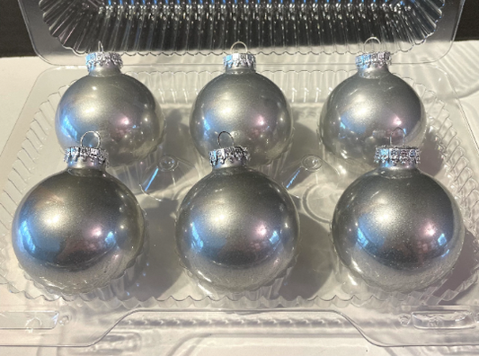 Vintage Silver Christmas Ornaments