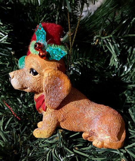 Dachshund Christmas Ornament