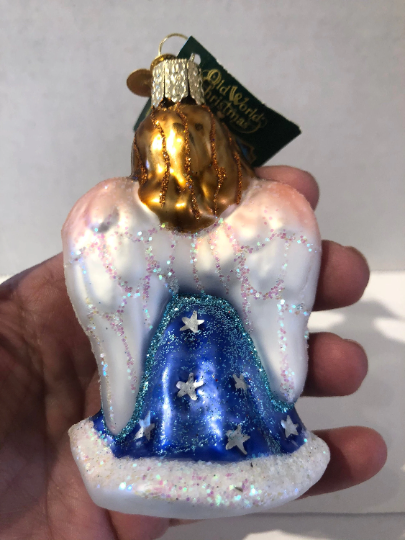 Angel with Lyre Old World Christmas Ornament