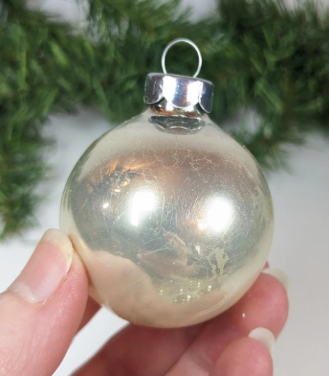 Vintage Rauch Silver Ornaments