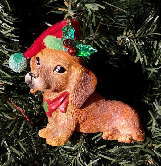 Dachshund Christmas Ornament