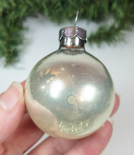 Vintage Rauch Silver Ornaments