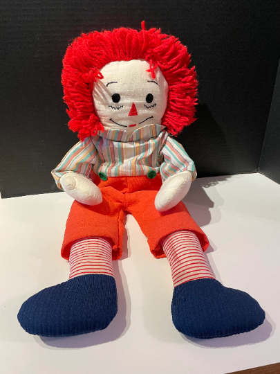 Vintage Hand Made Raggedy Andy Doll