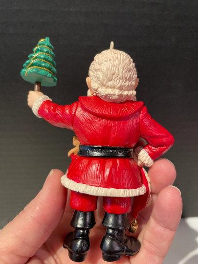 Vintage 1990 Hallmark Santa Christmas Ornament