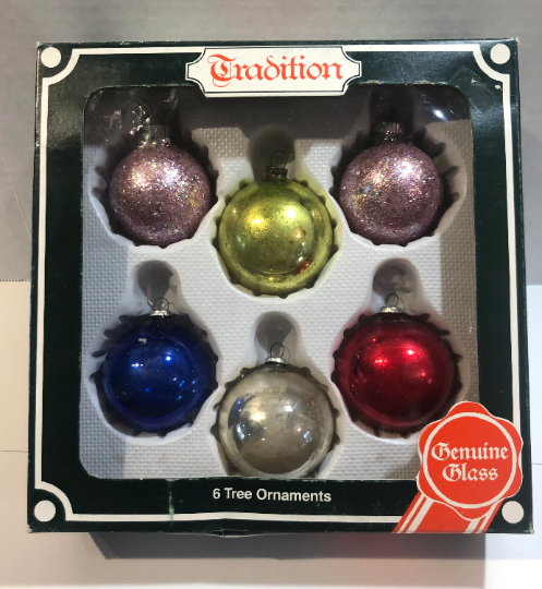 Vintage Shiny Brite Christmas Ornaments